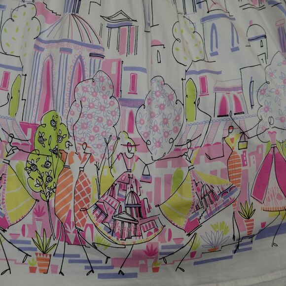 G Essentials Skirt Womens Size 10 City/Fashion Print Preppy Coquette Feminine - Picture 9 of 12